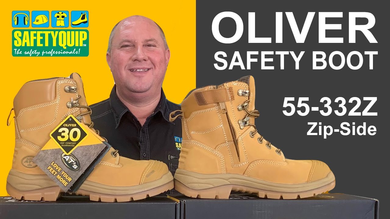 Oliver 55-332Z AT55 Zip-Side Safety Boot - SafetyQuip Review