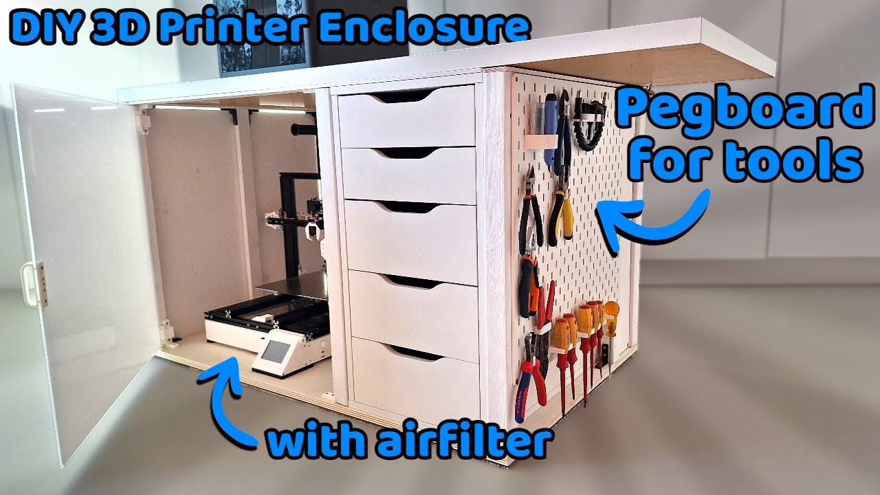 DIY Wooden 3D Printer Enclosure