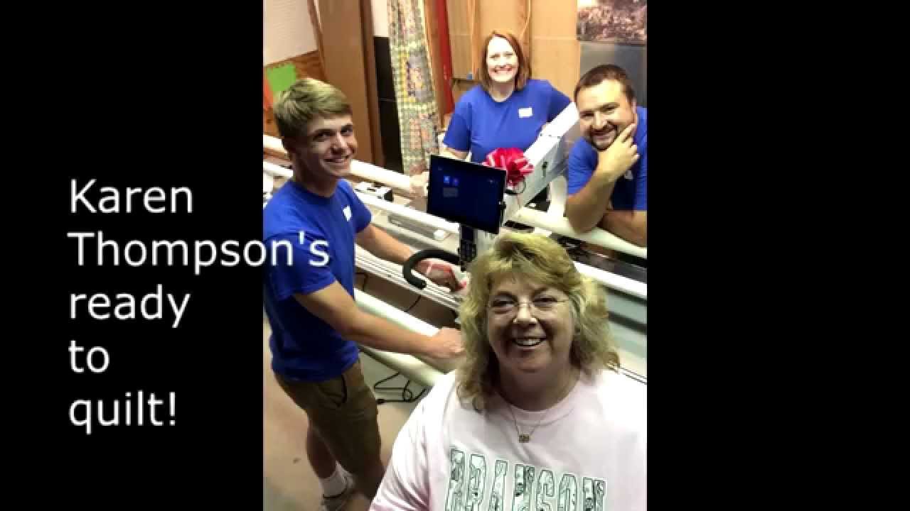 Watch how simple it is to set up an APQS longarm quilting machine