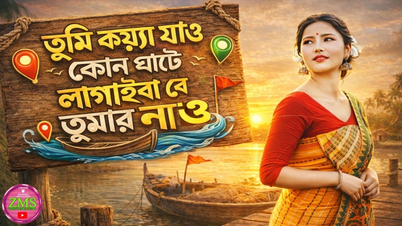 কোন ঘাটে লাগাইবা রে তোমার নাও | Tumi Koiya Jao Kon Ghate | Bangla Folk Sad Song