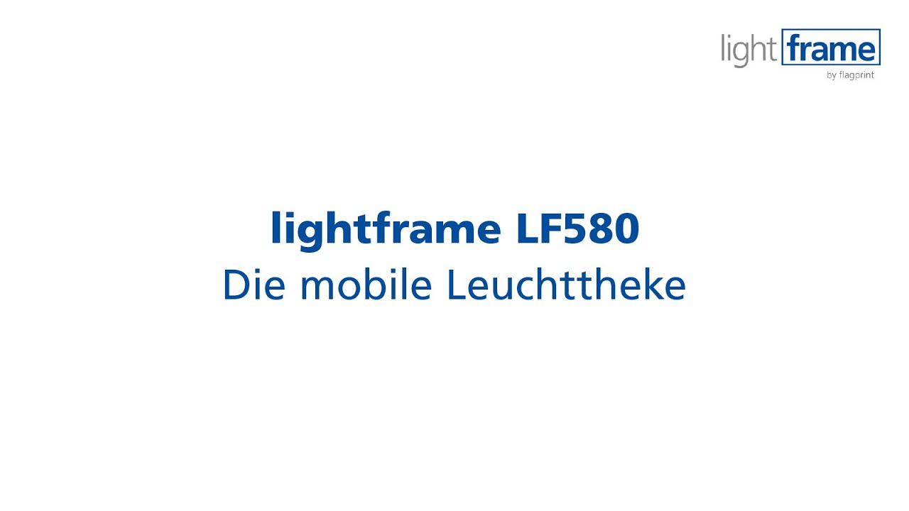 Mobile Leuchttheke lightframe LF580