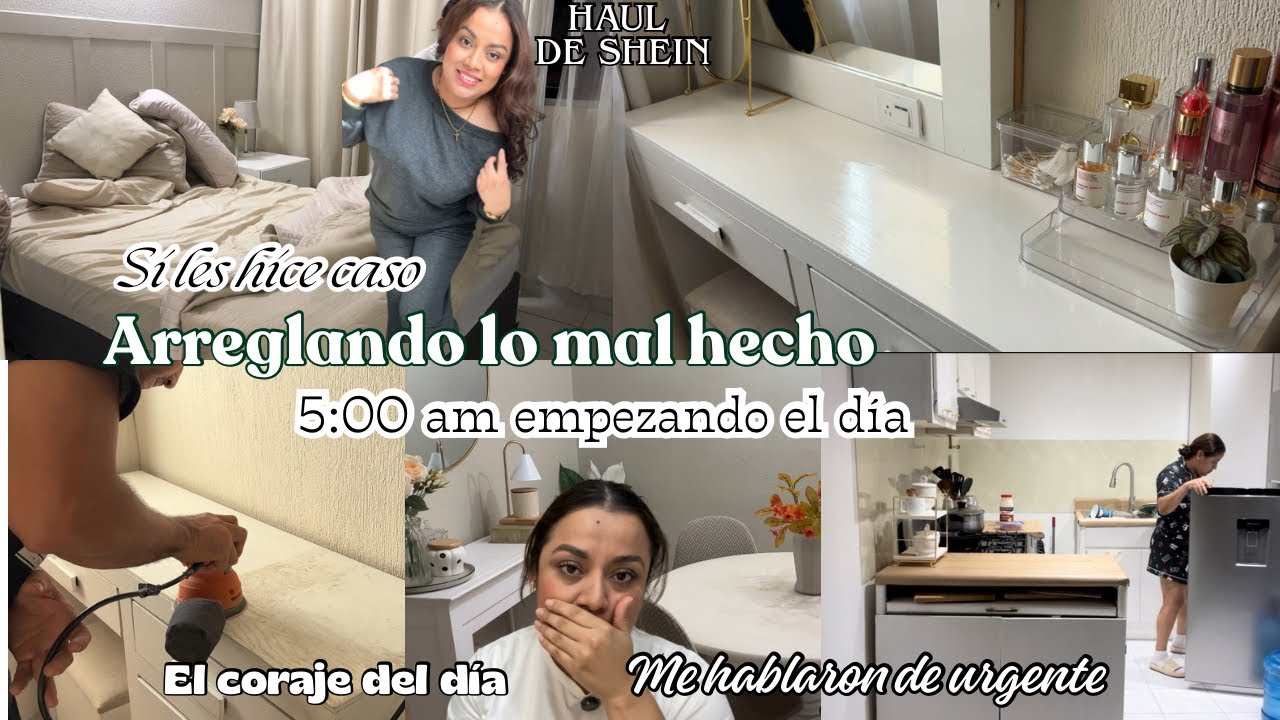 Arreglando lo mal hecho || Hice el coraje del día ||Urgente|| Haul de SHEIN|| Mis tiendas favoritas