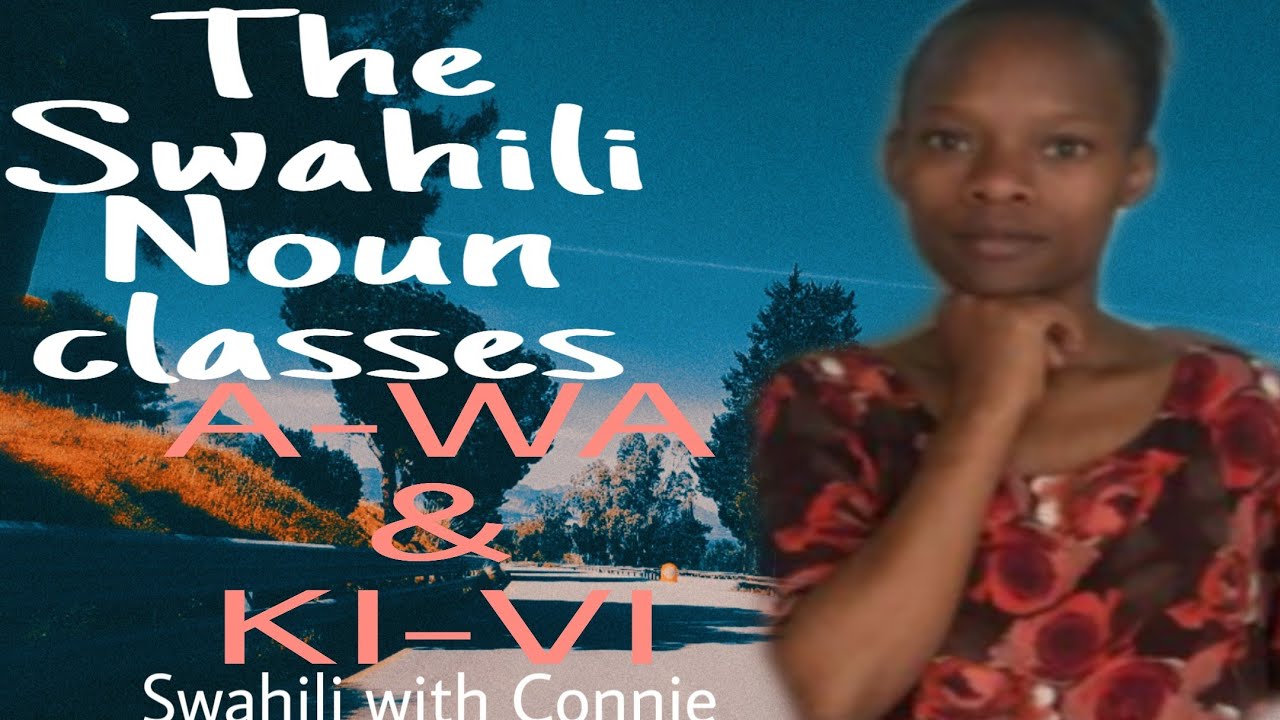 SWAHILI GRAMMAR| SWAHILI NOUN CLASSES A-WA & KI-VI (NGELI ZA KISWAHILI  KI-VI & A-WA)