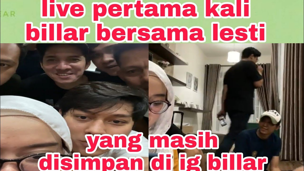 LIVE PERTAMA KALI BERSAMA LESTI KEJORA, YANG MASIH DISIMPAN RIZKY BILLAR DI INSTAGRAMNYA