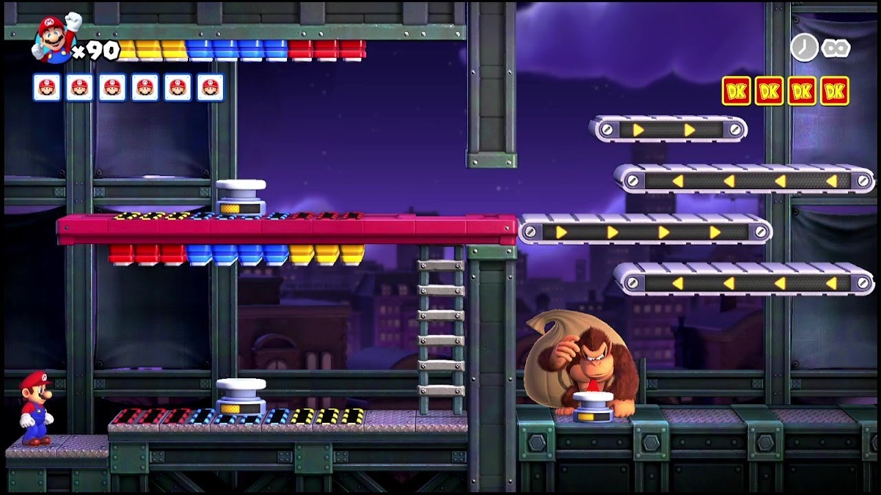 Gaming LP Plays Mario vs Donkey Kong World 8 Twilight City on Nintendo Switch