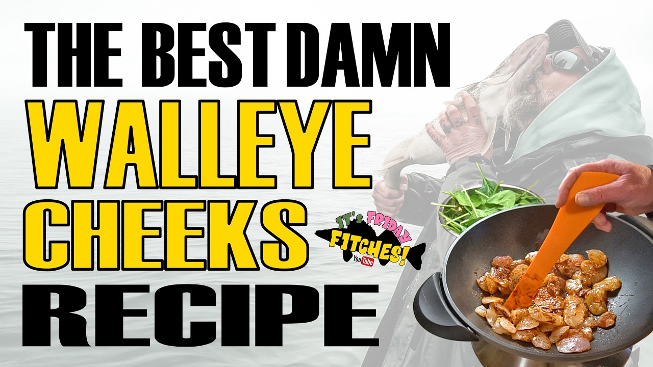 Cooking Walleye Cheeks (The Best Damn Walleye Cheek Recipe)