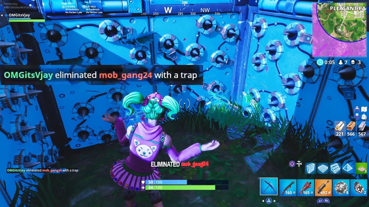 EASIEST Way To Get TRAP ELIMINATIONS In Fortnite Battle Royale (Season 4 Week 4 Challenges Guide)