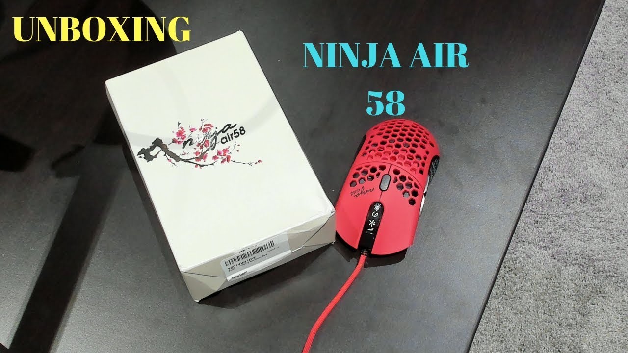 Unboxing of the Ninja Air 58 ( Tfue and Ninjas gaming mouse)