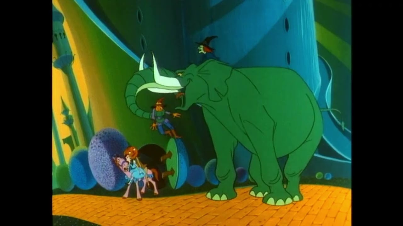 Journey Back to Oz - All Green Elephant Scenes