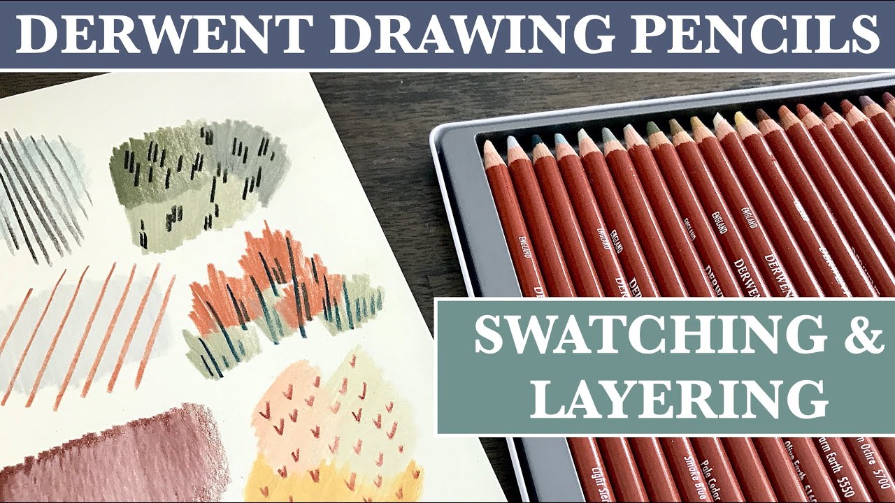 Derwent Drawing Pencils 24 Tin ✶ Unboxing, colour swatching, first impressions