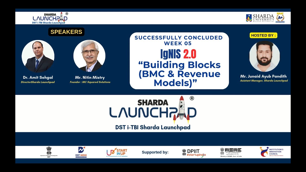 Building Blocks (BMC & Revenue Models) |  Week 05 Session Concluded