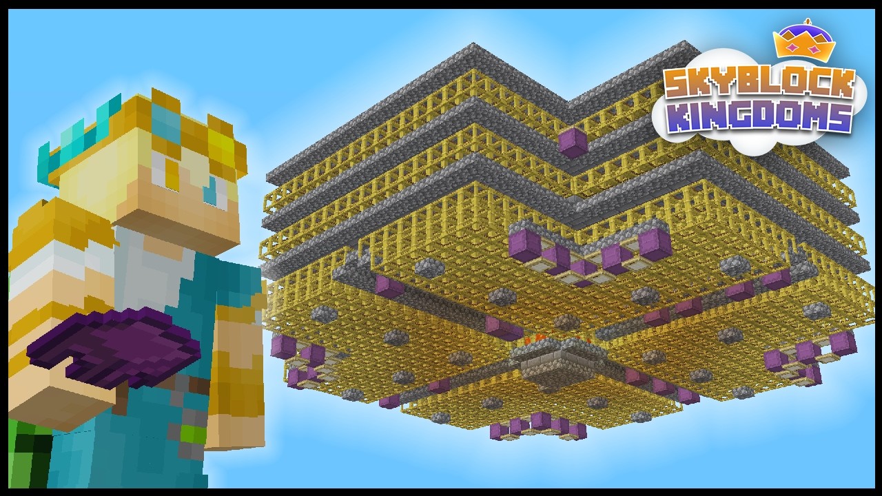 I Built A Shulker Farm in Skyblock Kingdoms!