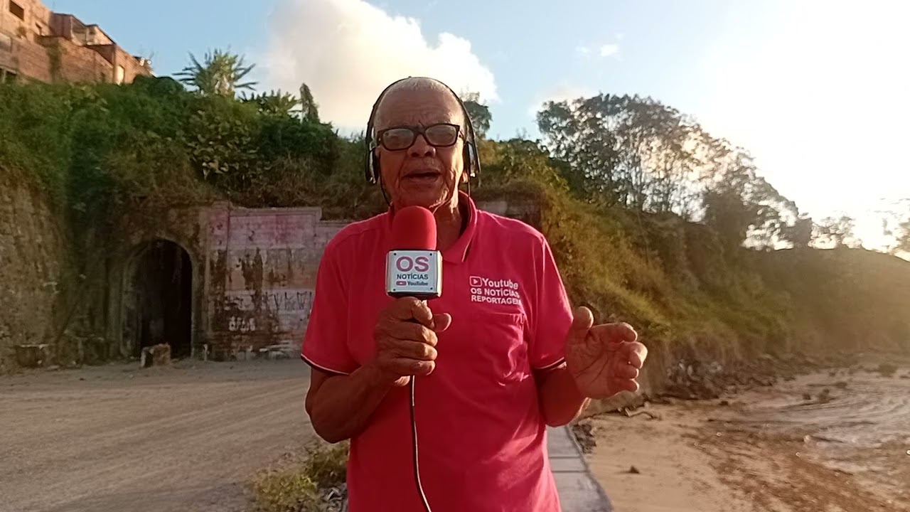 O,S NOTÍCIAS NO TUNEL  DE PERIPERI ONDE  VAI  SER O VLT SUBURBIO FERROVIÁRIO DE SALVADOR BAHIA 