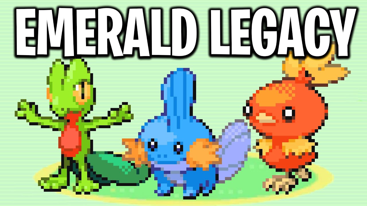 Playing Pokémon Emerald Legacy!