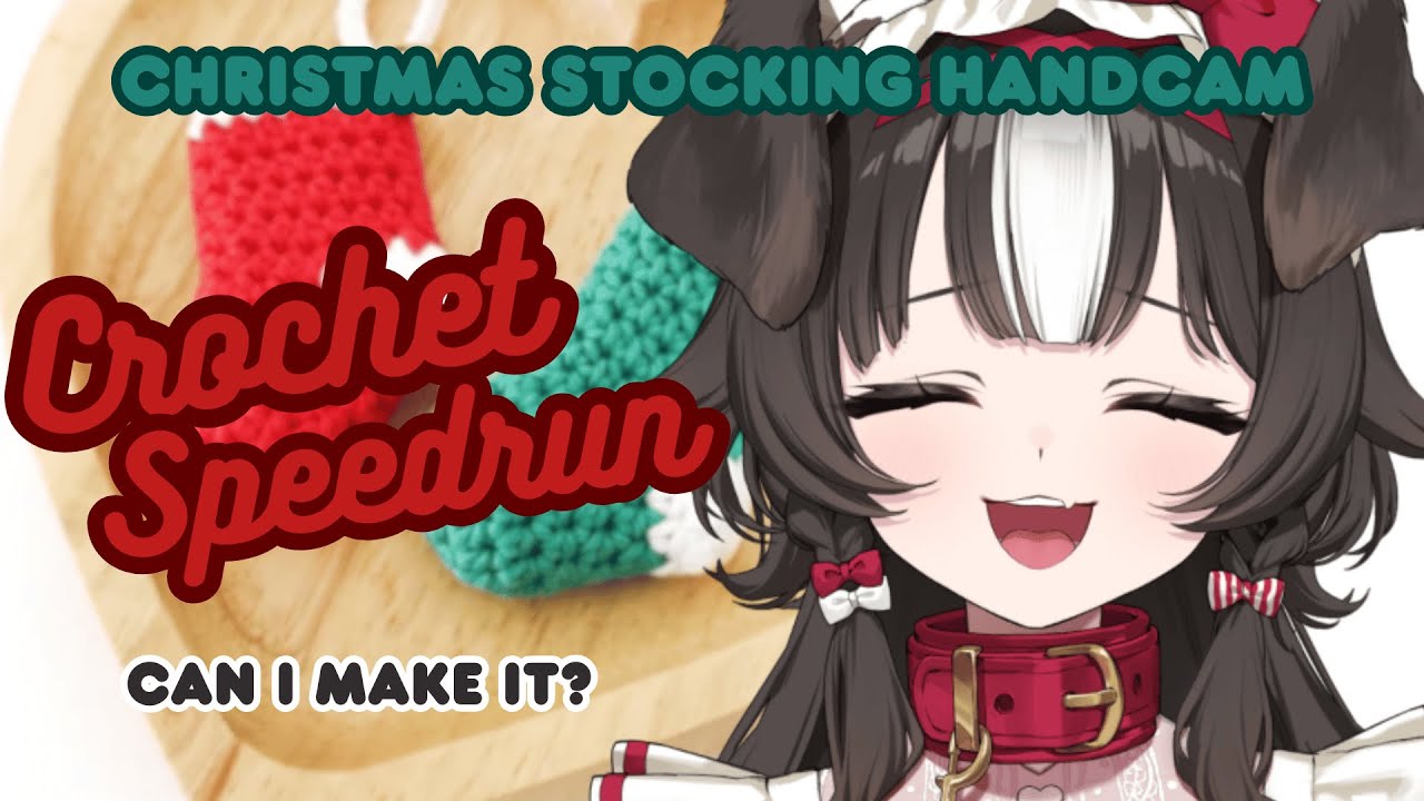 【CROCHET SPEEDRUN HANDCAM】SURELY I CAN FINISH THE REST SURELY (stockings for saga!)
