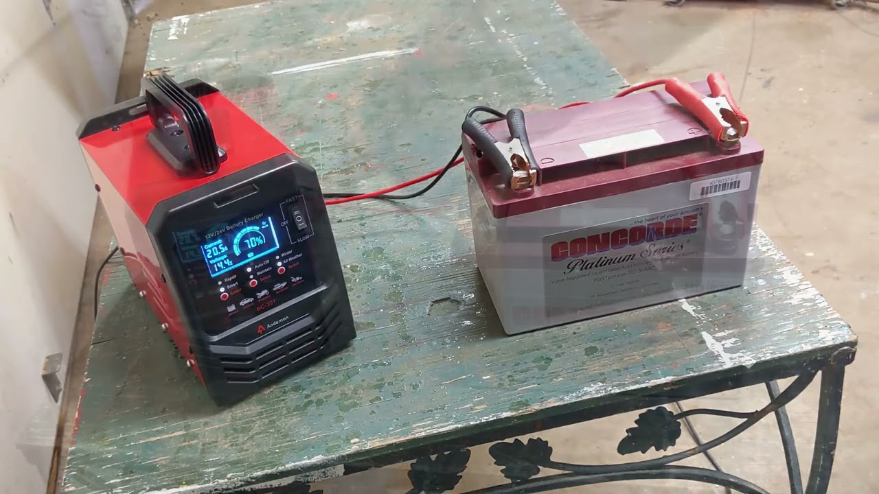 How to Use a Battery Charger -12V 24V - Portable Automotive Trickle Charger - Andeman BC-301