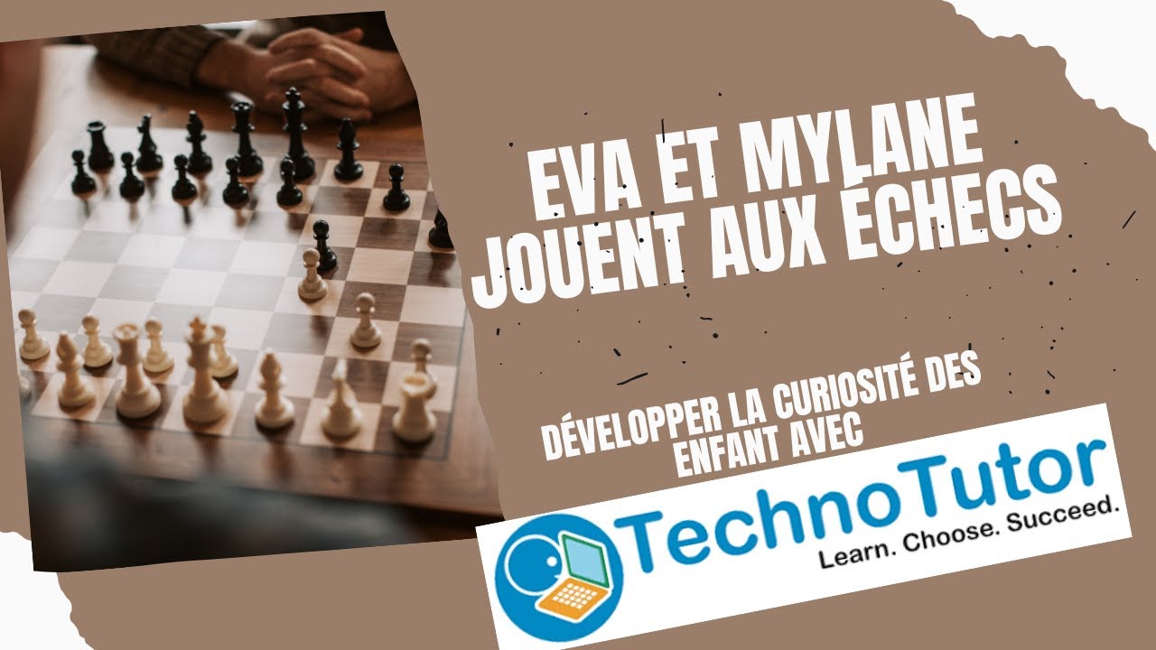 Eva et Mylane apprennent à jouer aux échecs