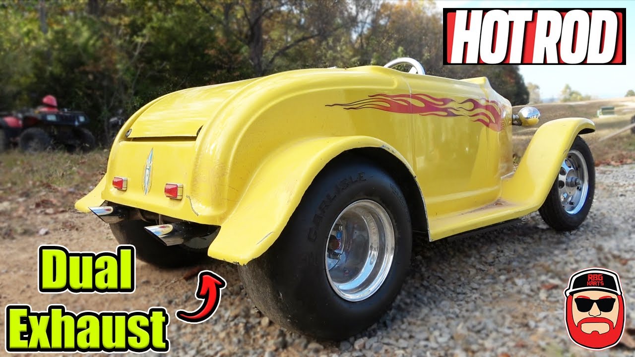 Hot Rod Go Kart получил двойной выхлоп
