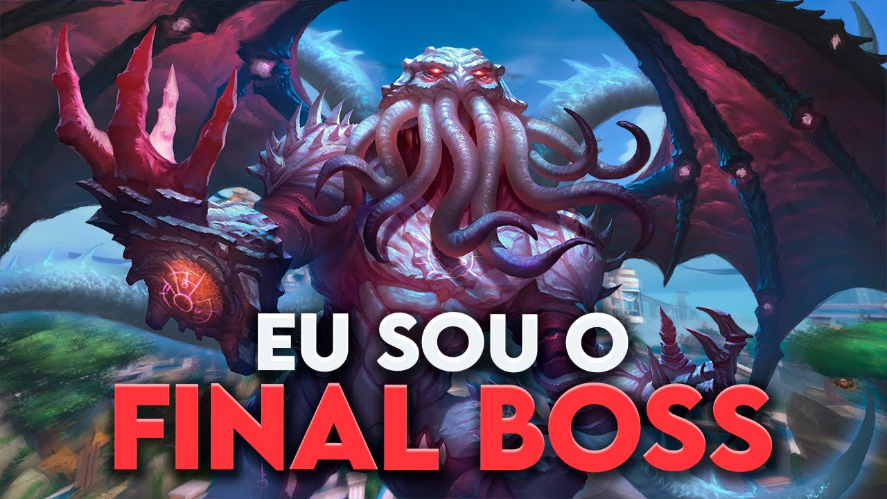 Quando CTHULHU ulta ele vira um CHEFÃO FINAL! SOLO GAMEPLAY ▸ SMITE Ranked Conquista
