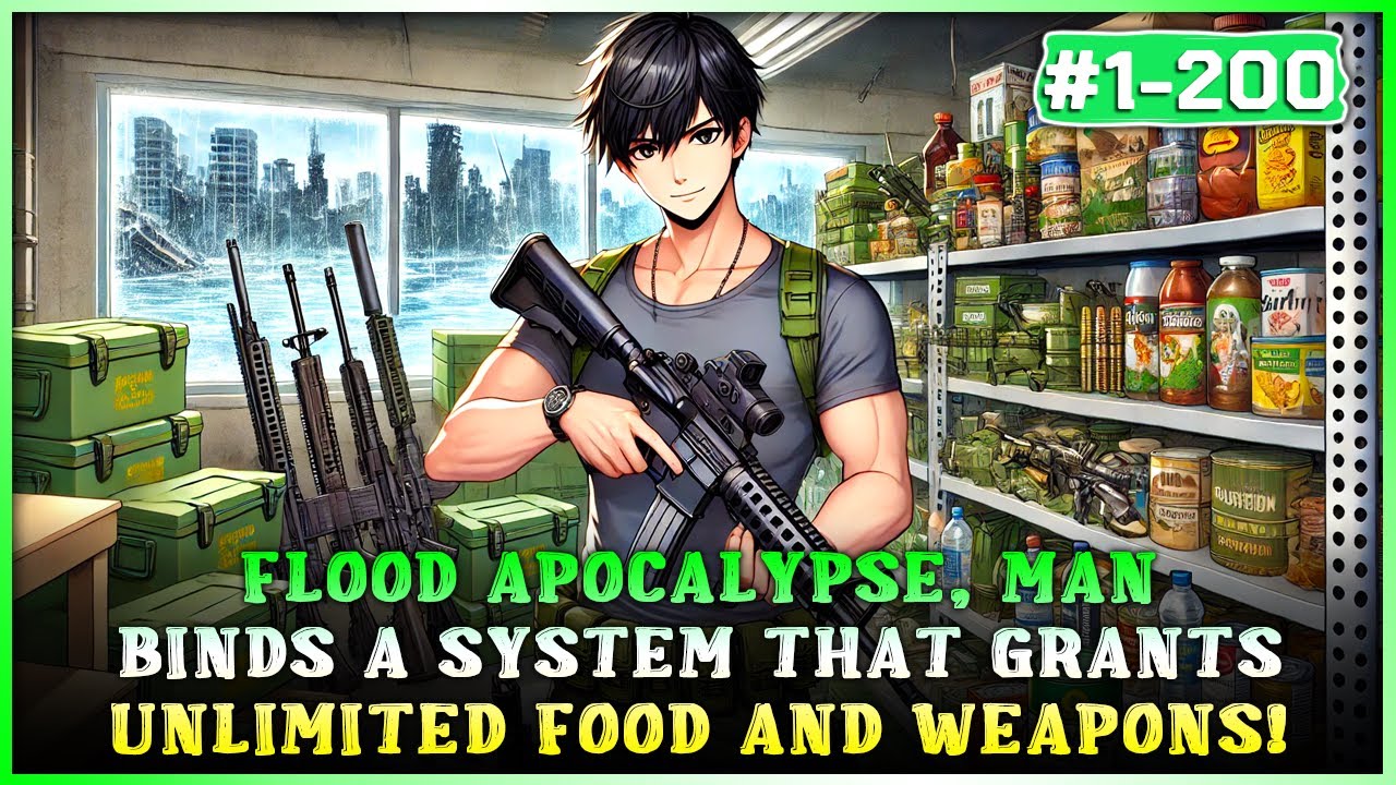 Flood Apocalypse ! He Unlocks a System with Endless Food, Infinite Weapons, and Power!