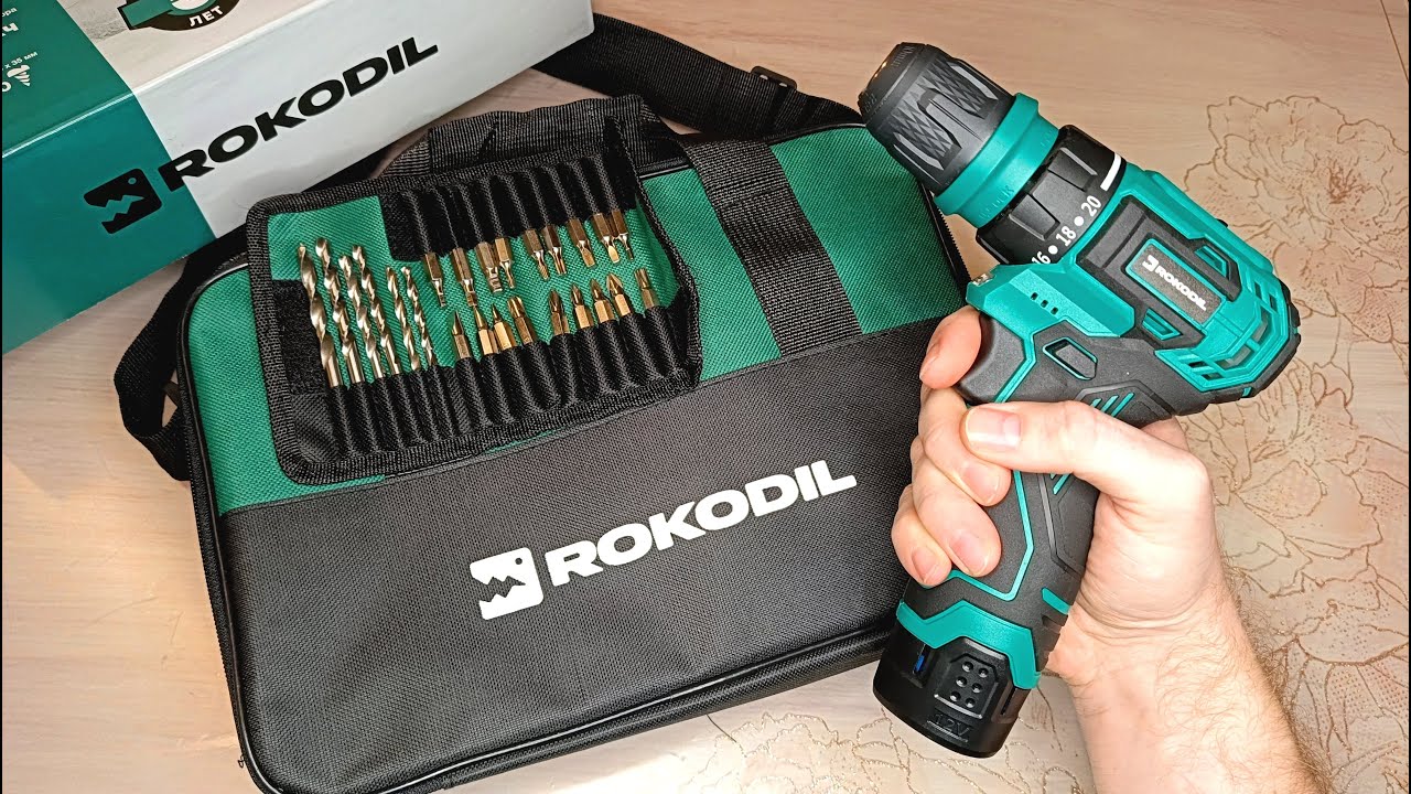 Аккумуляторная дрель шуруповерт Rokodil Twist 2 Air
