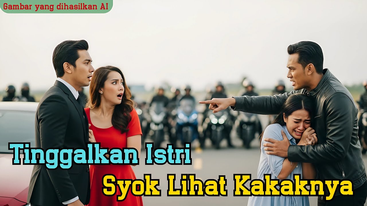 Tinggalkan istri di tengah panas. Suami terkejut kakak ipar pimpin konvoi motor menjemput!(AI fiksi)