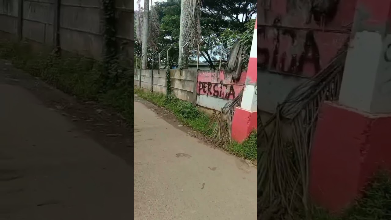 Jalan menuju Desa Pabuaran gunung Sindur Bogor 