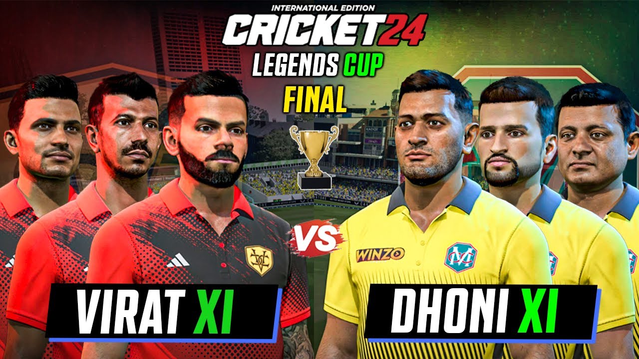 The Ultimate Final 😍🏆- Virat Kohli XI vs MS Dhoni XI - Cricket 24