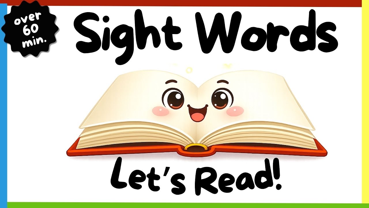 Sight Words & Beginning Reading for Kids 📚 Color Words, Number Words & Phonics | Preschool Learning