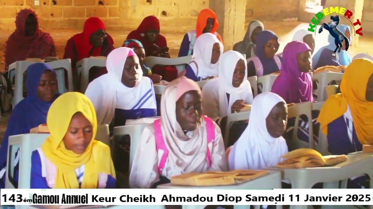 143éme édition Gamou Annuel keur Cheikh Ahmadou Diop Samedi 11 janvier 2024 quartier scale kebemer