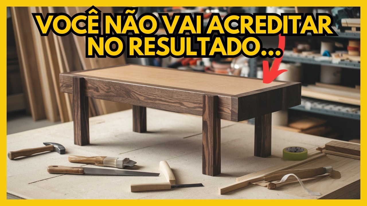 Qual o Segredo para Construir um Banquinho de Madeira Perfeito?