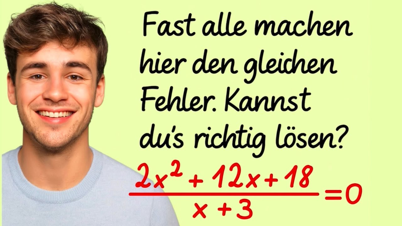 Kannst du diese Aufgabe l&ouml;sen? Vorsicht -  fast alle machen den gleichen Fehler
