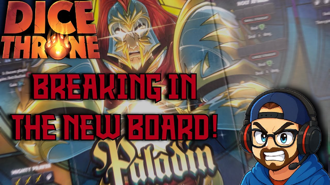 New Paladin board means I’ll play better…. Right? | Dice Throne