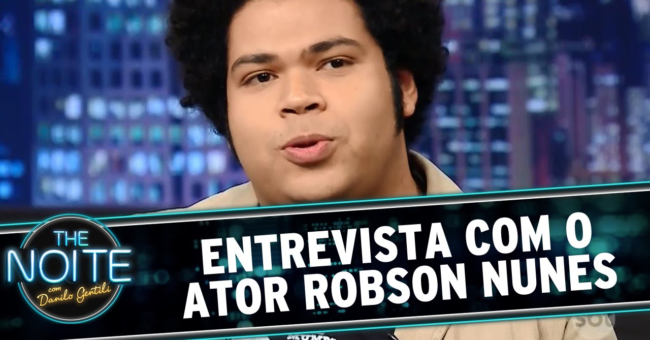 The Noite (05/11/14) - Interview with Robson Nunes, the Tim Maia of cinema