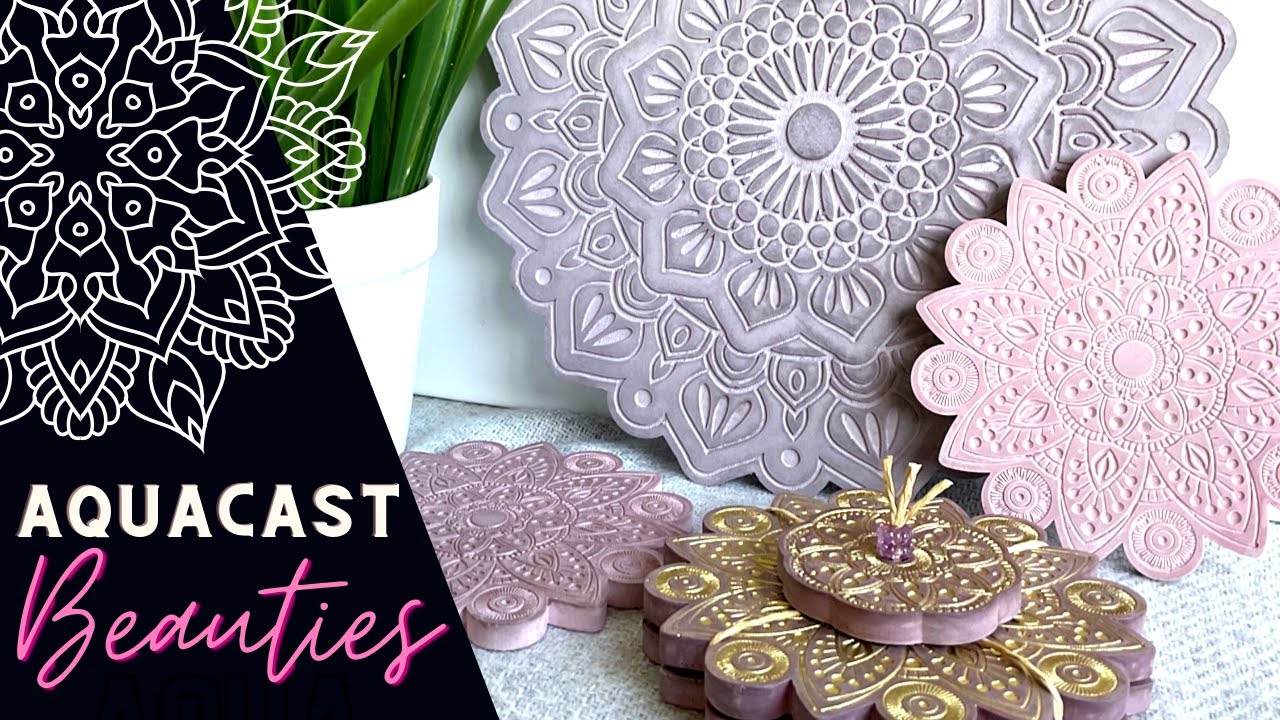 Мои новые любимые формы! Подставки из текстурированного материала Aqua Cast — метод пигментного з...