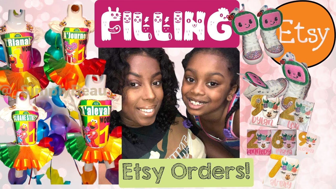 Studio Vlog 14 - Filling Etsy Orders - Embroider With Me - Work Motivation