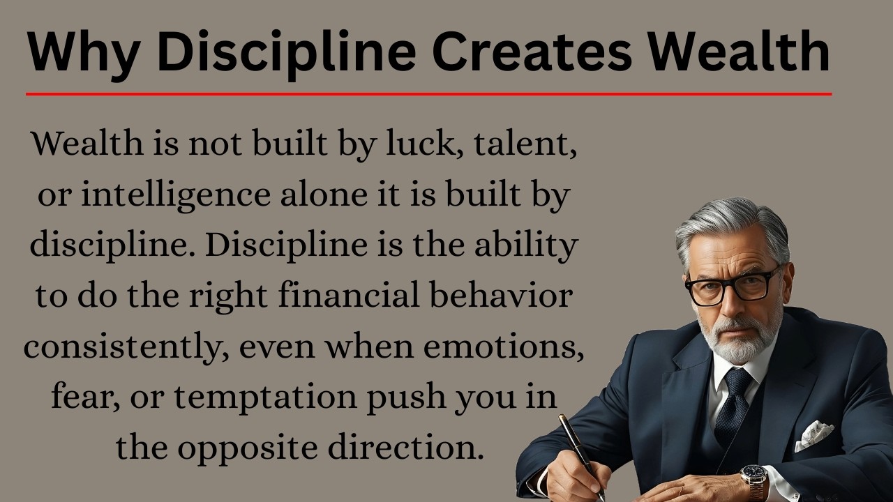 Discipline Over Motivation — The Wealth Formula