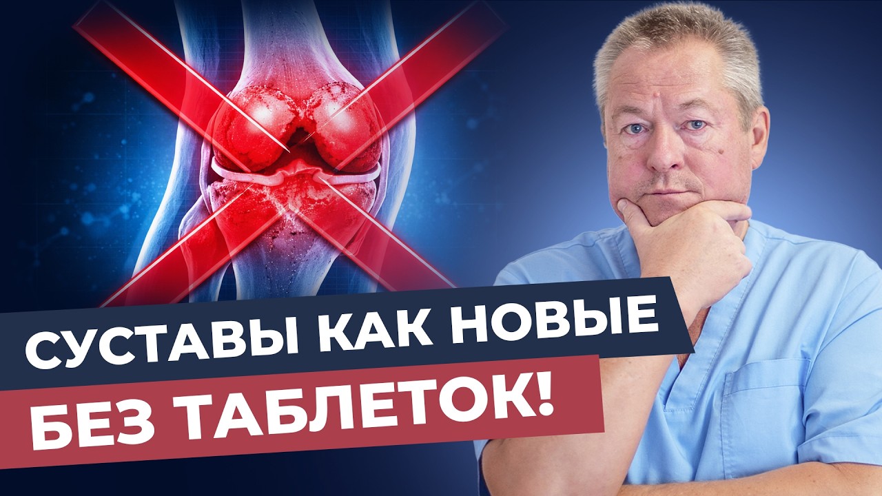 Как восстановить суставы без лекарств и операций