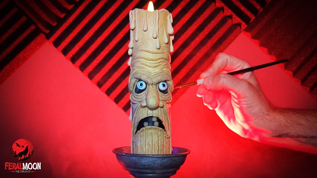 I Made a CREEPY LED Candle! (The Grumpy Candle)