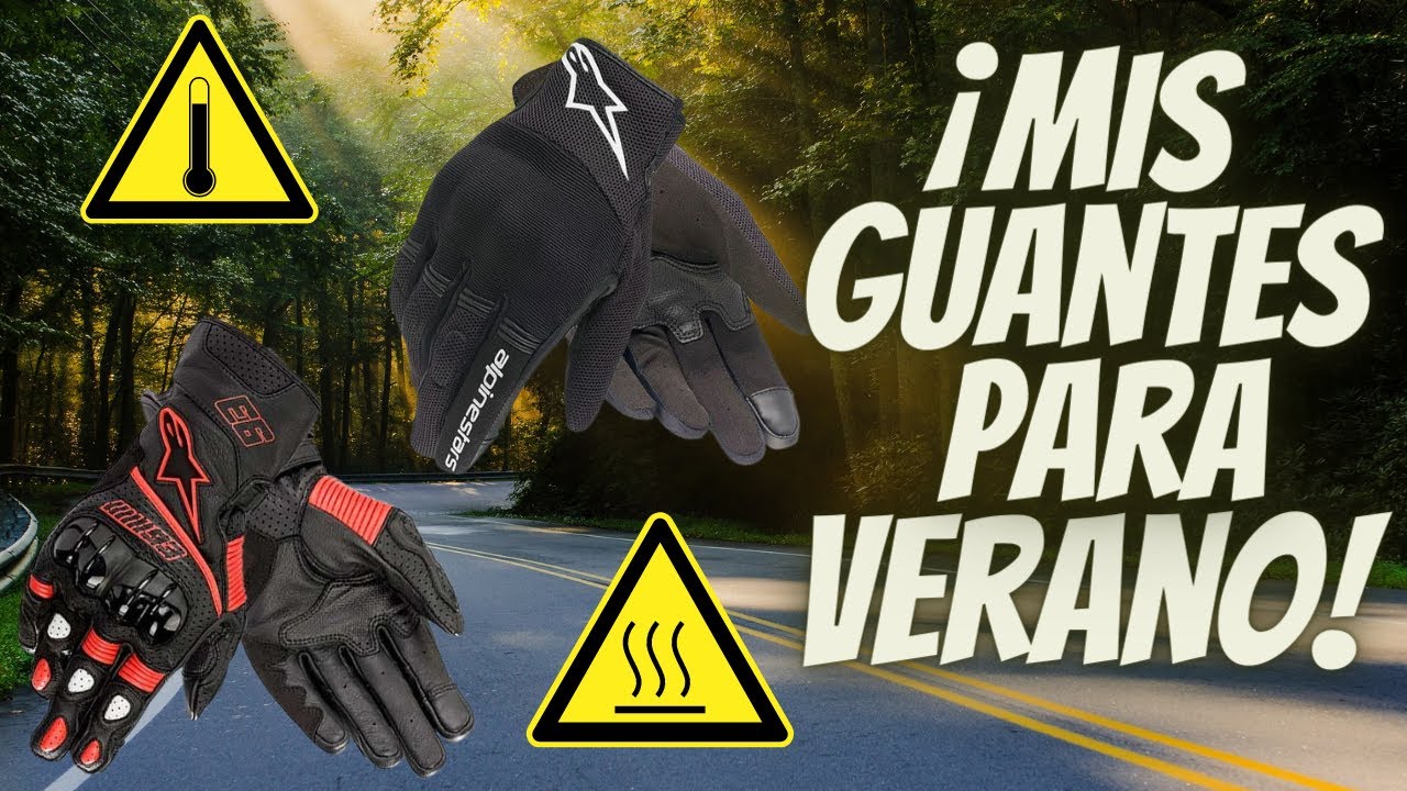 🧤¡Mis GUANTES de moto para VERANO!🏍☀️