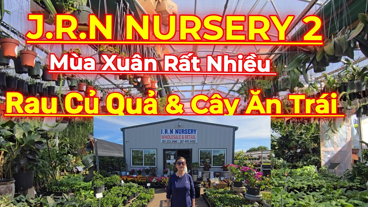 J.R.N NURSERY 2 Vào Mùa Xuân Có Rất Nhiều Rau Củ Quả & Cây Ăn Trái...