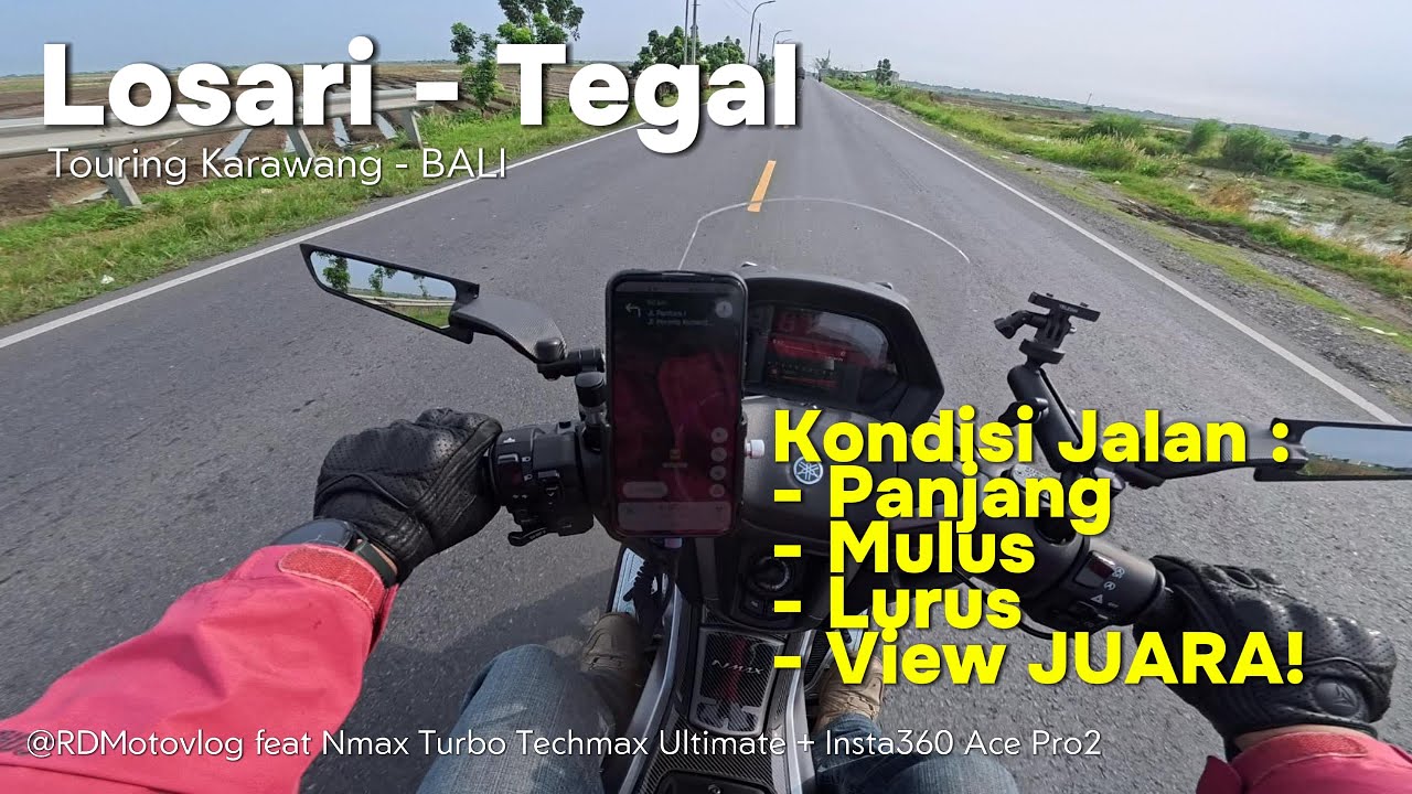 Pantura Panjang & Lurus! Losari - Brebes - Tegal | Touring NMAX Turbo