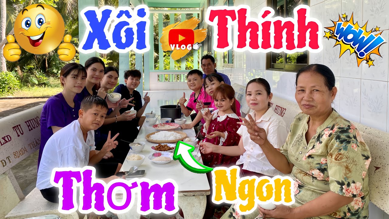 Biệt Đội Tí Hon Đi Ruộng Về Bất Ngờ Được Mẹ Chuẩn Bị Cho Một Nồi Xôi Thính Theo Kiểu Miền Tây || HTH