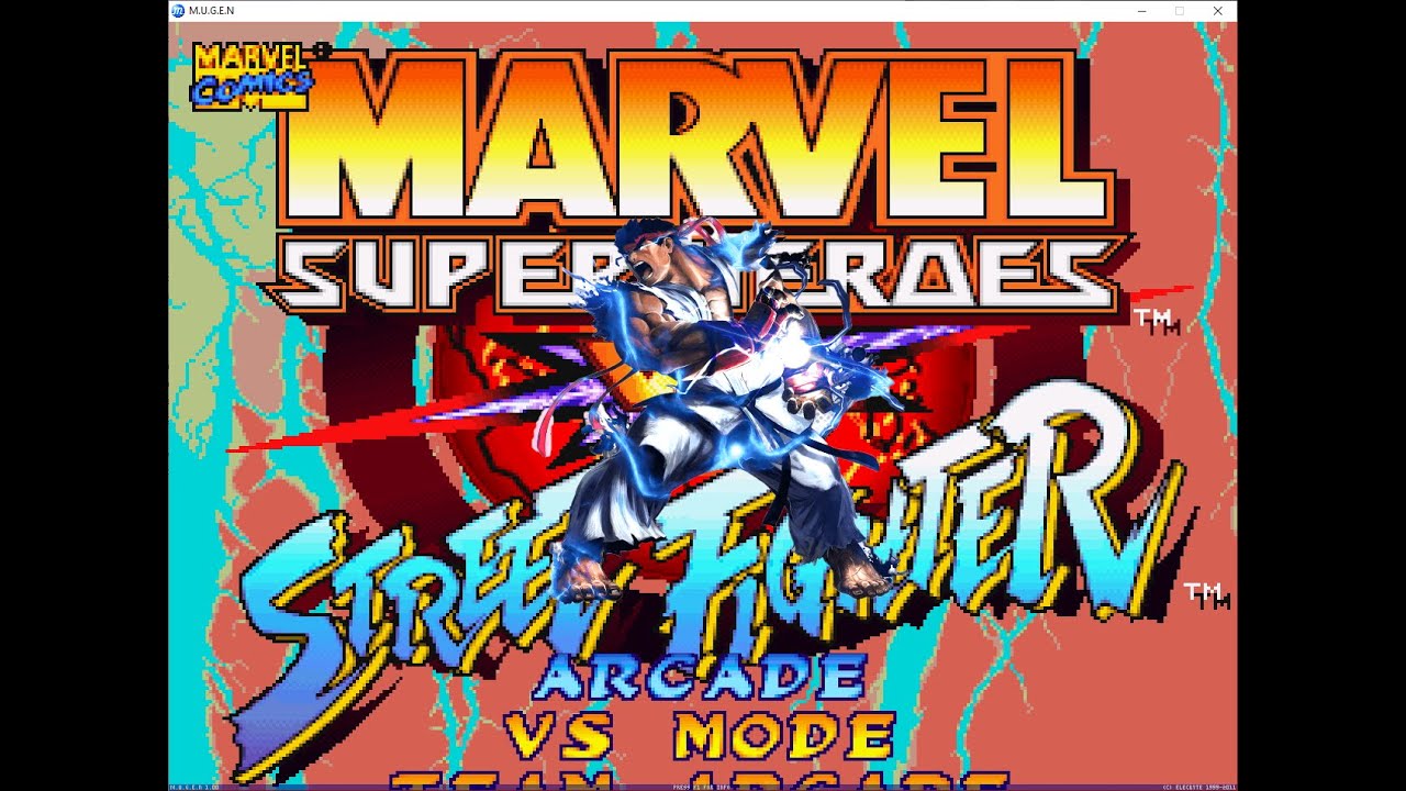 ⭐👇 Marvel Superheroes vs Street Fighter Reborn | MUGEN Games