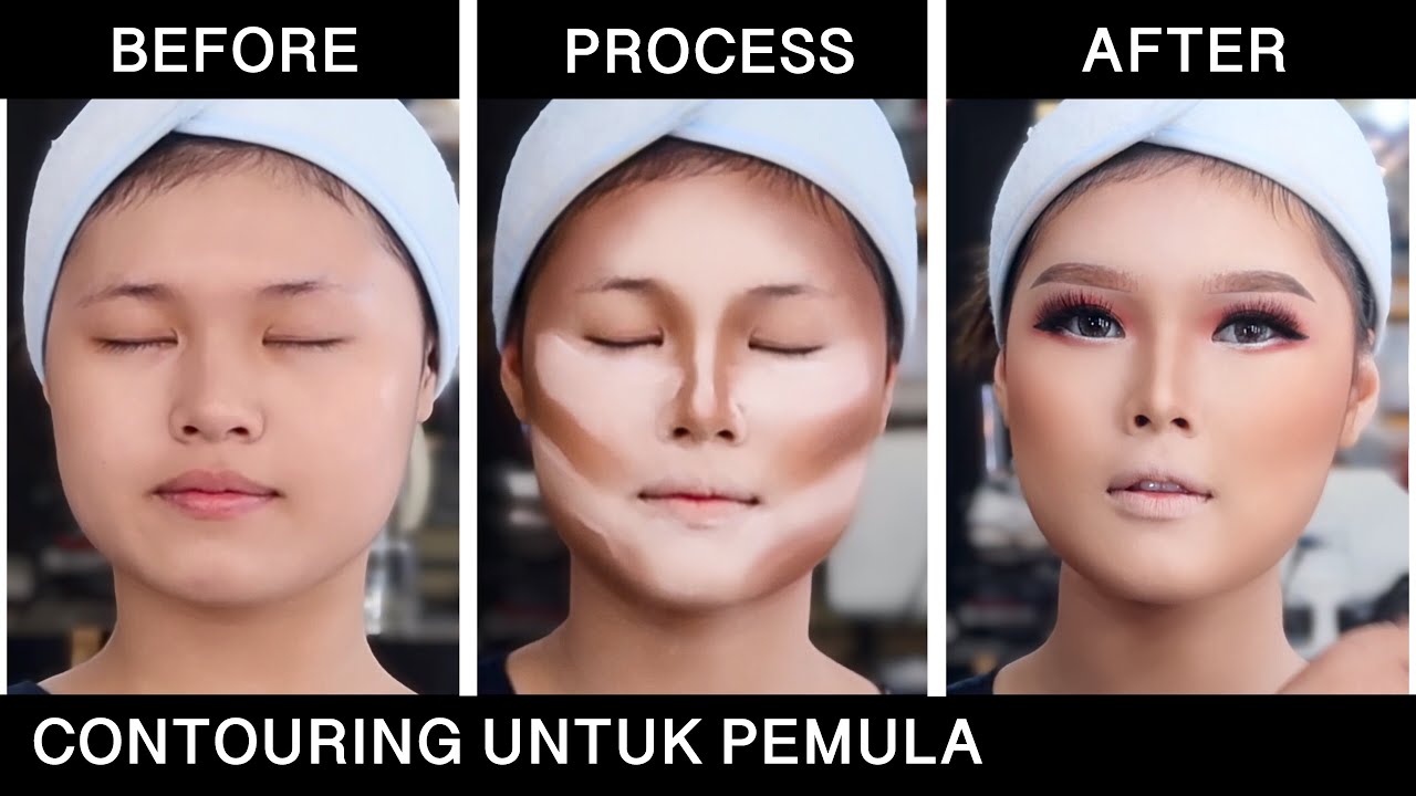 Tutorial CONTOURING untuk PEMULA (WAJAH TIRUS SEKETIKA)