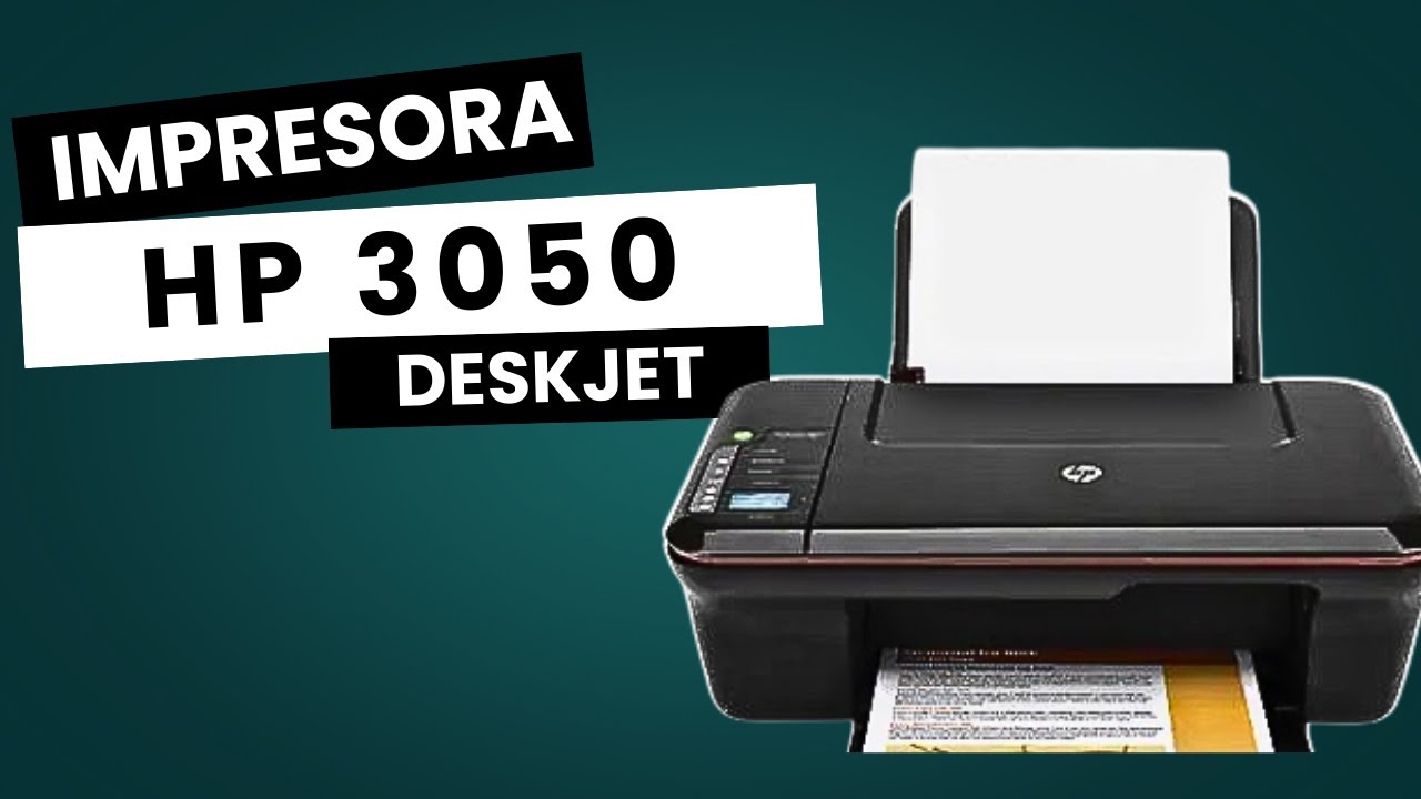 Todo sobre la HP DESKJET 3050 Impresora multifuncional a color / blanco y negro con WIFI