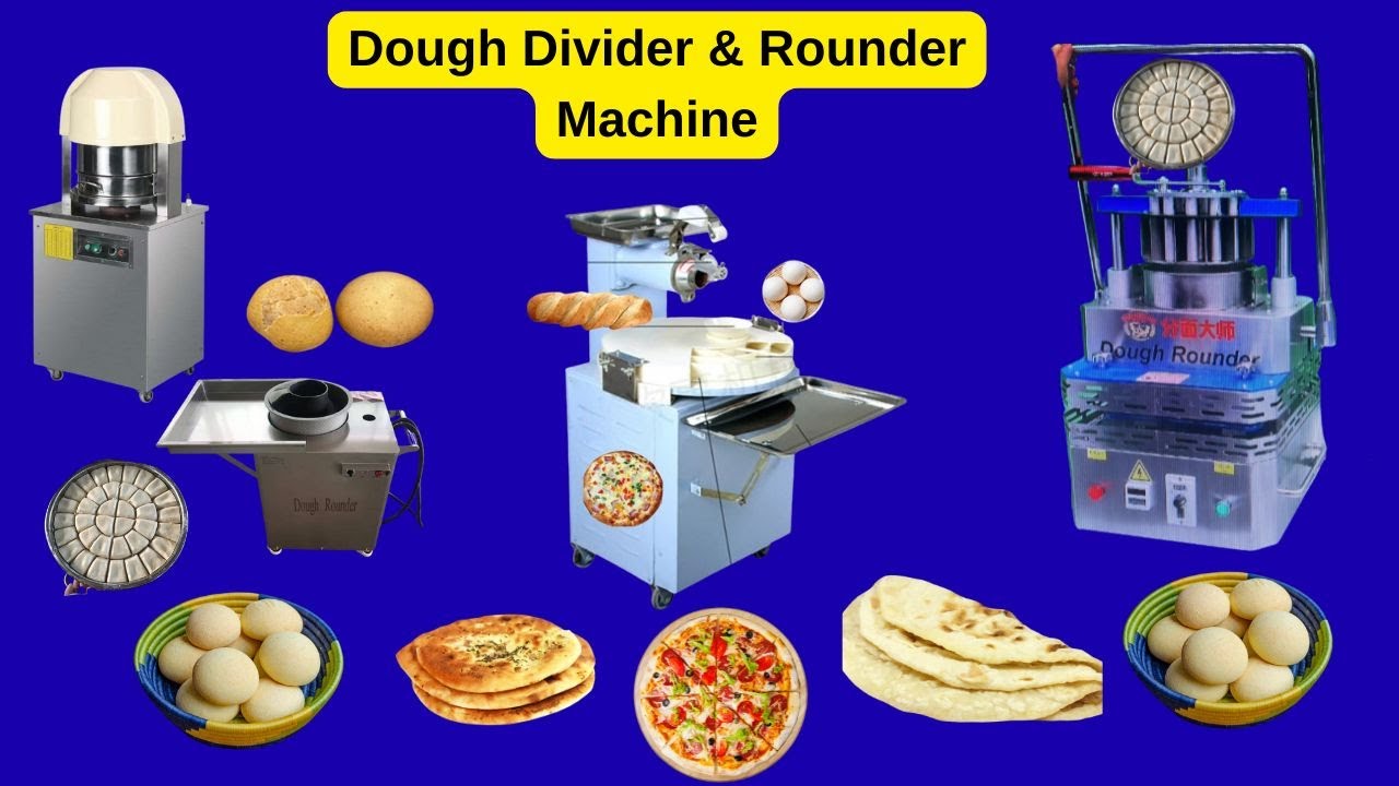 Dough Divider & Rounder Machine Demo | Pizza, Chapati, Tortilla & Buns | Pizza Dough Rounder Machine