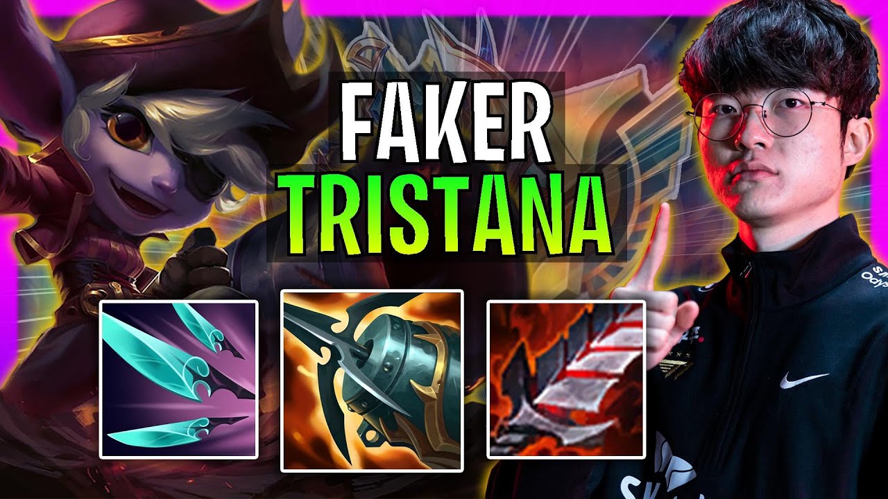 T1 Faker Plays Tristana Mid vs Ahri! | Season 2024