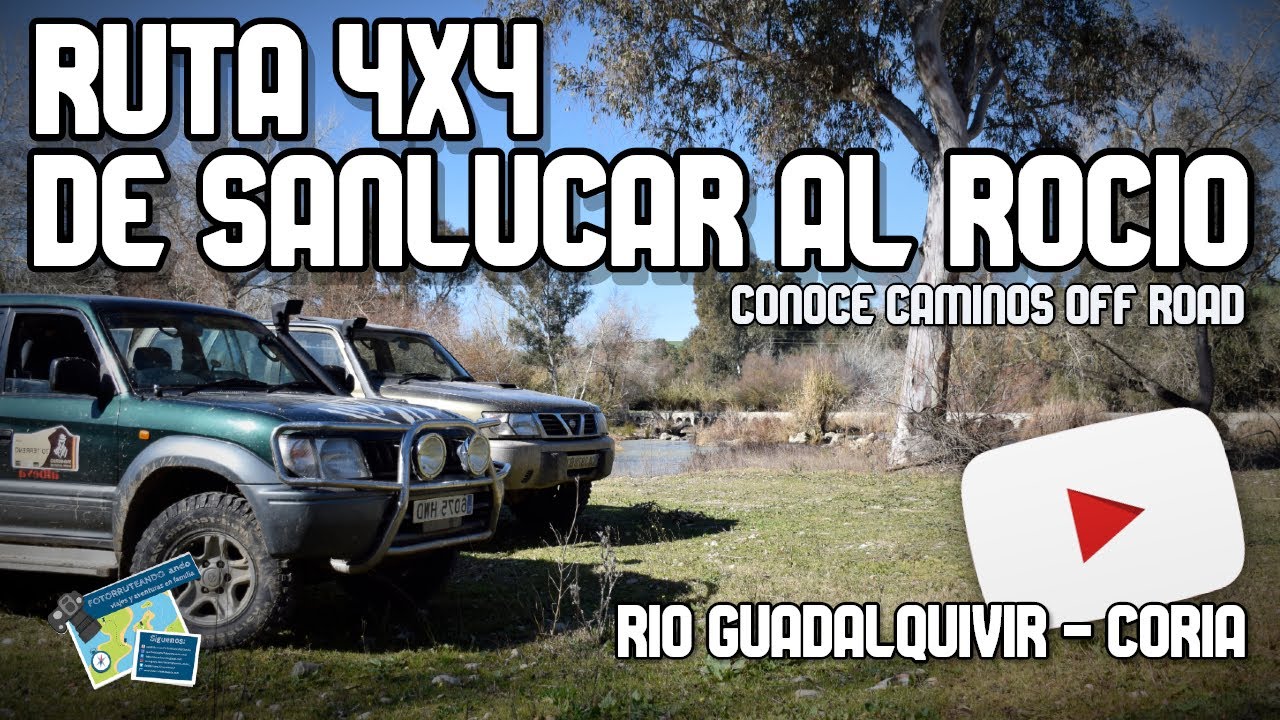 ASI ES LA RUTA DE 4X4 DE SANLUCAR AL ROCIO, TODOTERRENO EN EL ROCIO -  FOTORRUTEANDO-ANDO