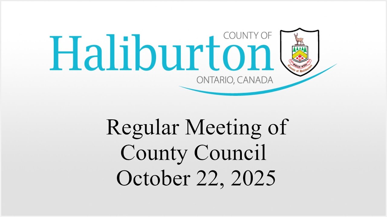 December 10th, 2025 Regular Meeting of Haliburton County Council